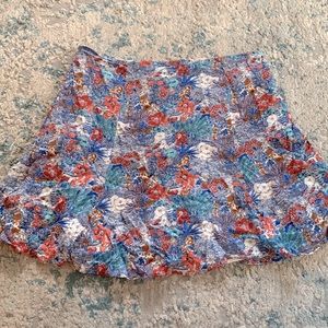 floral skirt
